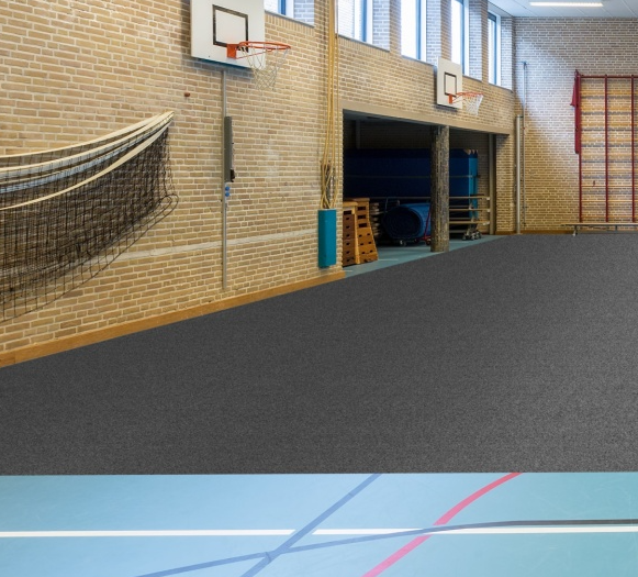 Protex Hallenboden-Schutzbelag anthrazit 100 x 100 cm