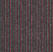 Sona Lines schwarz-rot 100 x 100 cm Sona Lines