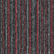 Sona Lines schwarz-rot 100 x 100 cm