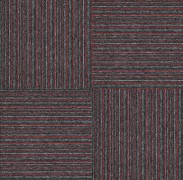 Sona Lines schwarz-rot 100 x 100 cm